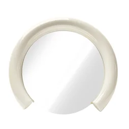 Miroir rond beige Pop diam.43 cm