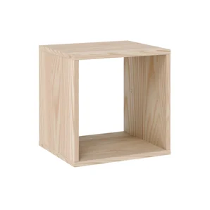 Etagere 1 case spaceo kub pin  h36xl36xp31,7cm