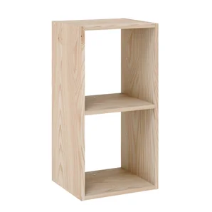 Cube de rangement SPACEO Kub blanc 2x1 cases H70.5xL36 x P31.7cm