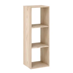 Etagere 3 cases spaceo kub pin h105xl36xp31,7cm
