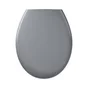 Abattant wc polypropylene essential sans fonction gris sensea