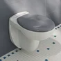 Abattant wc polypropylene essential sans fonction gris sensea