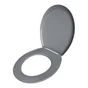 Abattant wc polypropylene essential sans fonction gris sensea