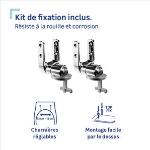 Abattant wc bois compresse purity frein de chute declip chene sensea