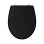 Abattant wc thermodur remix frein chute declip noir sensea