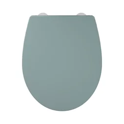 Abattant wc thermodur remix frein chute declip bleu celadon sensea