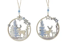 Jupe de sapin de Noël  polyester rouge motif ours à bonnet de Noël  diam.105