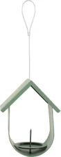 Support boule de graisse géante cabane métal 14.6x12x28cm sauge Zolux