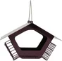 Mangeoire oiseaux du jardin cabane duo xl 30x19x20cm cerise Zolux