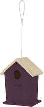Nid oiseaux du jardin bois flora 2 150x190x228mm cerise Zolux