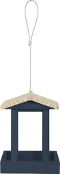Mangeoire oiseaux du jardin bois flora 1 14x14x19cm marine Zolux