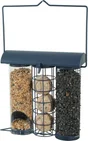Mangeoire oiseaux du jardin trio métal/plast 75x210x350mm marine Zolux