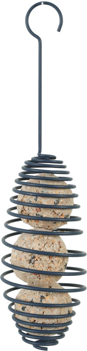 Distributeur 3 boules de graisse spirale metal 8x7x25cm marine Zolux