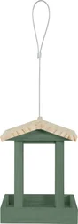Mangeoire oiseaux du jardin bois flora 1 14x14x19cm sauge Zolux