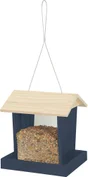 Mangeoire oiseaux du jardin bois flora 3 200x219x236mm marine Zolux