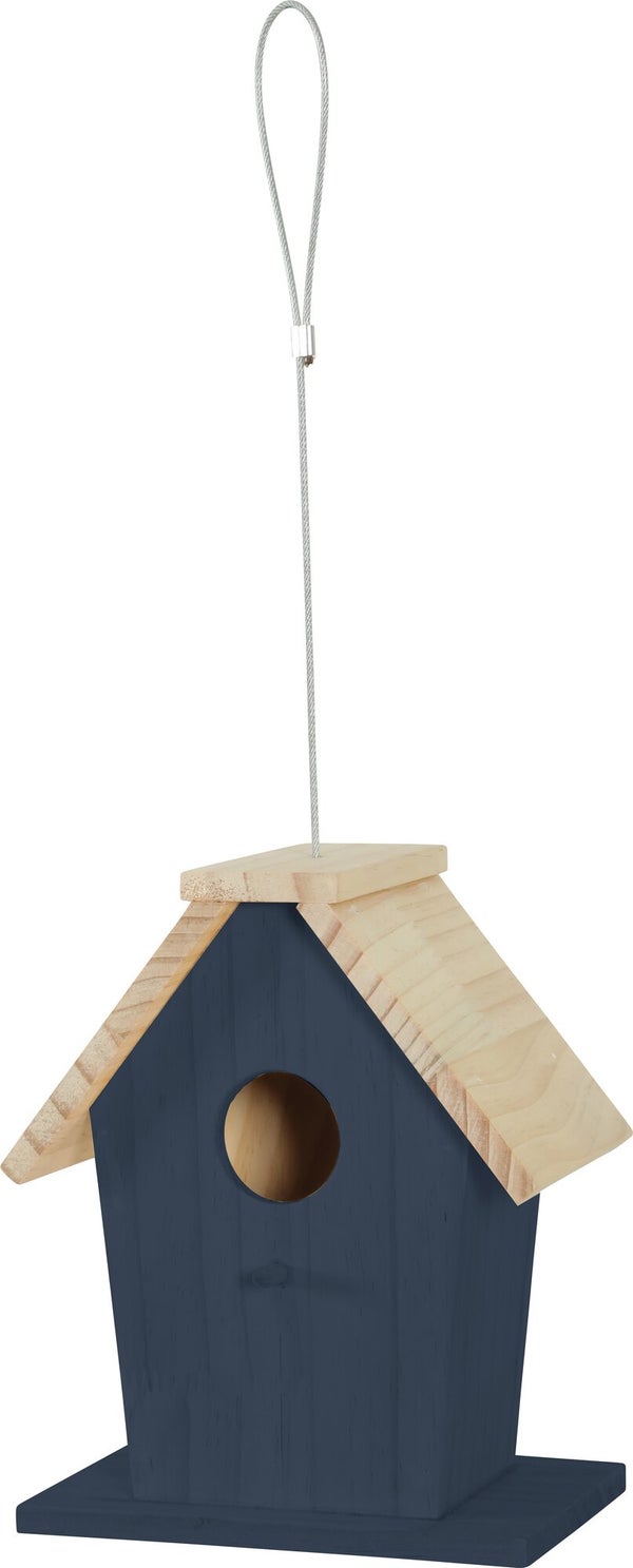 Nid oiseaux du jardin bois flora 1 167x111x200mm marine Zolux