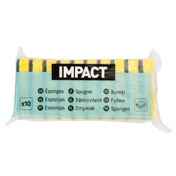Lot de 10 éponges IMPACT