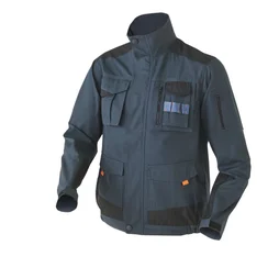Veste de travail, DEXTER noir / gris, taille xxl