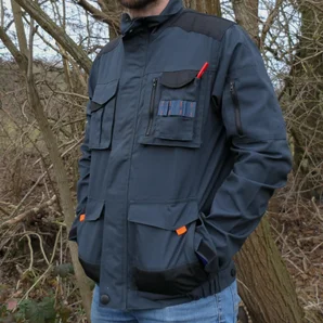 Veste de travail, DEXTER noir / gris, taille s