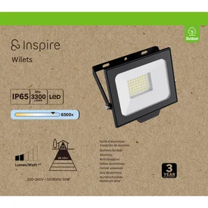 Projecteur extérieur LED, 3350 lumens, blanc froid, Wilets INSPIRE noir