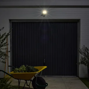 Projecteur extérieur Yonkers led detection 10w 1350lm CCT variation température de couleur IP65 anthracite Inspire