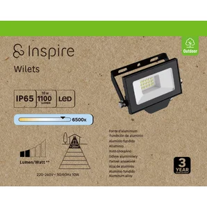 Projecteur extérieur LED, 1061 lumens, blanc froid, Wilets INSPIRE noir
