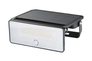 Projecteur solaire avec détecteur, 2000 Lumen, blanc neutre, Zuzo noir INSPIRE
