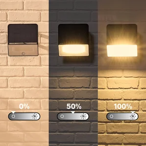 Projecteur solaire avec détecteur, 2000 Lumen, blanc neutre, Zuzo noir INSPIRE
