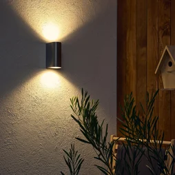 Applique extérieure 2 x GU10, aluminium / verre, Kofu, INSPIRE