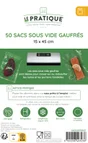 Lot de 50 sacs sous vide gaufre 15x45cm Le Pratique