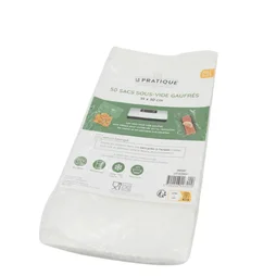 Lot de 50 sacs sous vide gaufre 30 x 50 cm Le Pratique