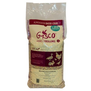 Melange poule pondeuse Gasco 20kg+2kg offerts