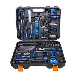 DEKOPRO Ensemble d'outils à main de 196 pièces avec marteau à arracher DEKOPRO Ensemble d'outils à main de 196 pièces avec marteau à arracher