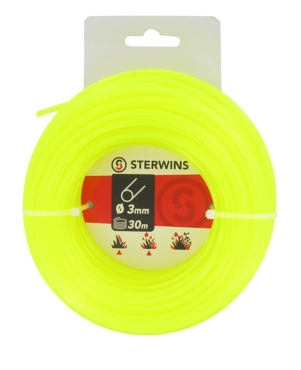 Fil rond nylon 3mm 30m sterwins