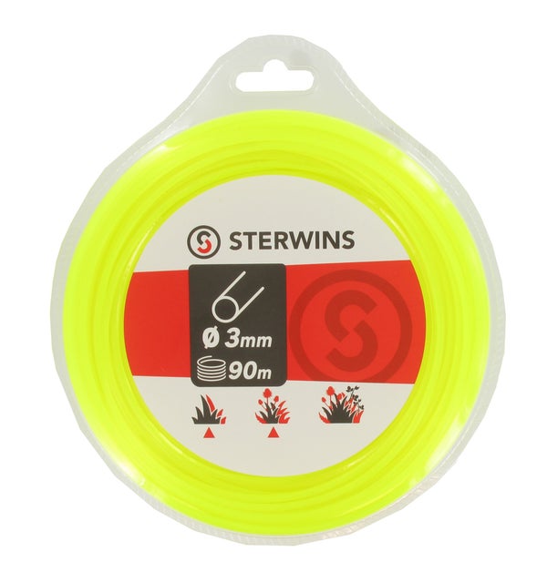 Fil rond nylon 3mm 90m sterwins