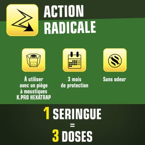 Recharge attractif piège anti-moustique KPRO