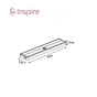 Réglette de placard aga usb 70lm détection 20cm blanc INSPIRE