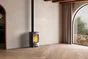 Poêle à bois André, Supra, noir, 5.9 kW