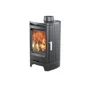 Poêle à bois André, Supra, noir, 5.9 kW