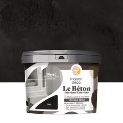 Enduit décoratif Le béton MAISON DECO, noir, 5kg