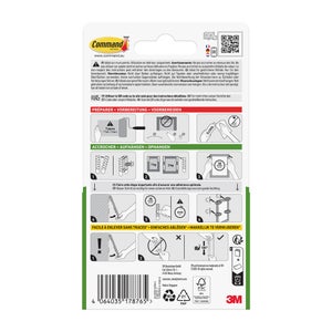 Bande scratch adhesif cadre petit modele lot de 8