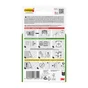 Languette adhesive blanc lot de 8