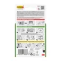 Languette fixation tableaux grand modele blanc lot de 8