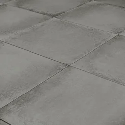 Lot de 2 dalles grès cérame effet béton l.60 x L.60 cm ARTENS