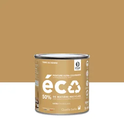 Peinture mur terre de sienne satin ID 0.5L