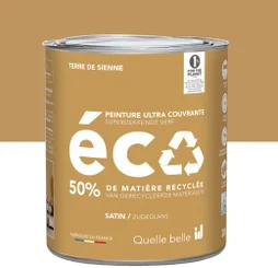 Peinture mur terre de sienne satin ID 2L