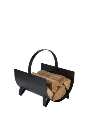 Range-bûche SORENO acier noir 005.1603rb FIRE