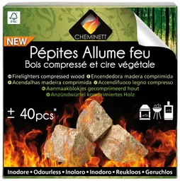 Allume-feu Pépite de laine de bois, Pyrofeu