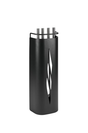 Serviteur FLAVIO acier noir FIRE 002.20251n, 3 accessoires
