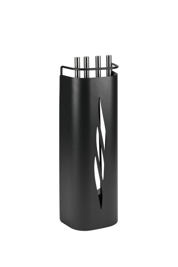 Serviteur FLAVIO acier noir FIRE 002.20251n, 3 accessoires